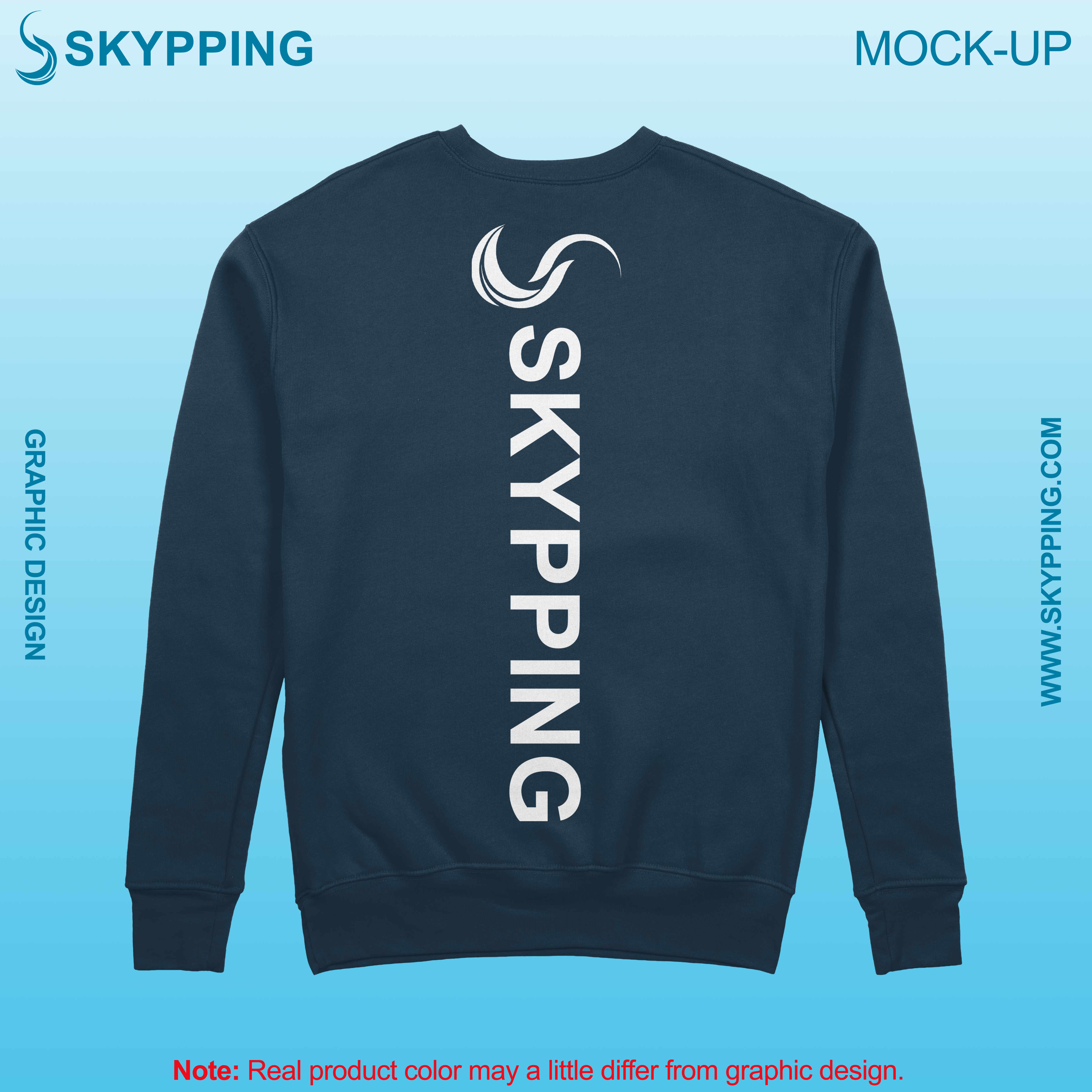 Sweatshirt with set-in style sleeve